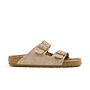 Arizona Suede Leather Unisex Faded Khaki