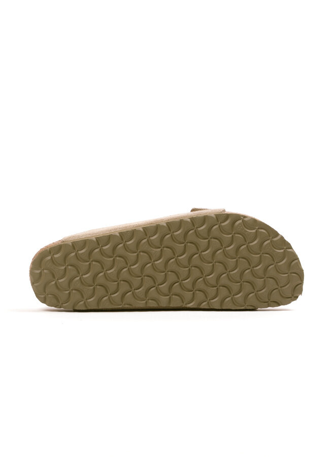 Arizona Suede Leather Unisex Faded Khaki