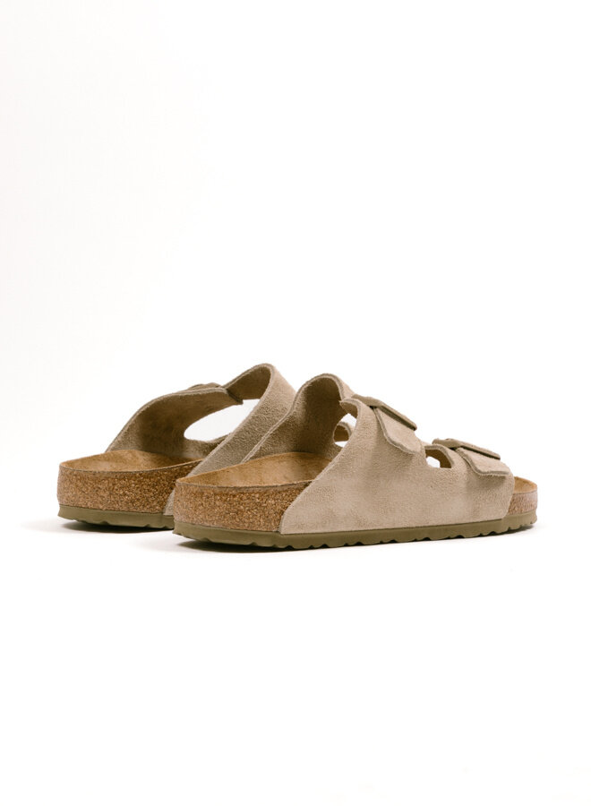 Arizona Suede Leather Faded Khaki