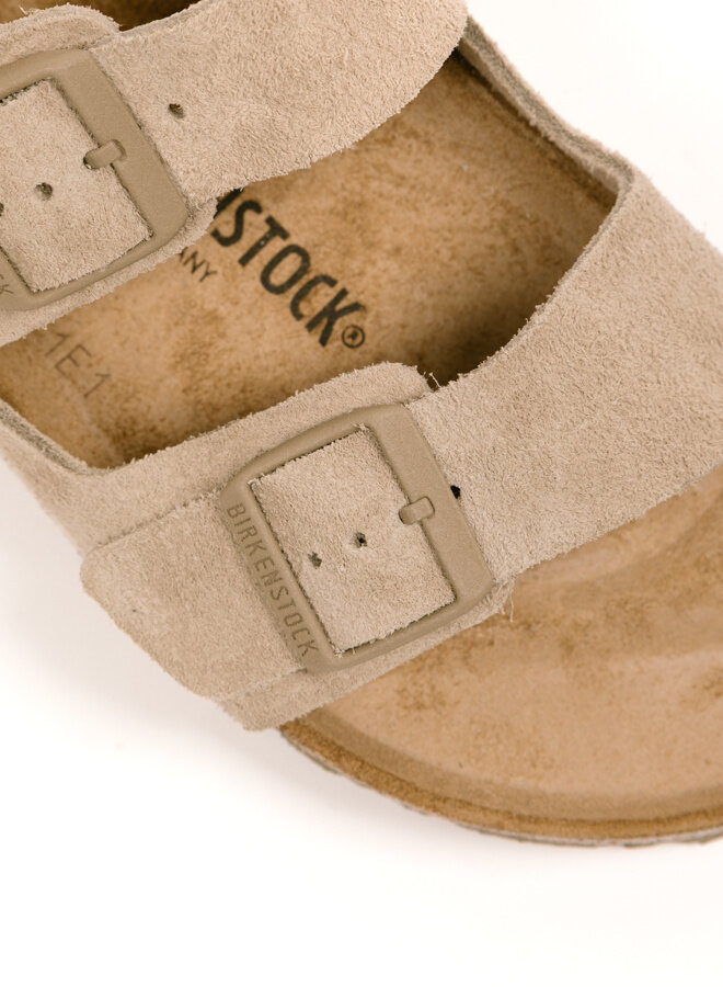 Arizona Suede Leather Faded Khaki