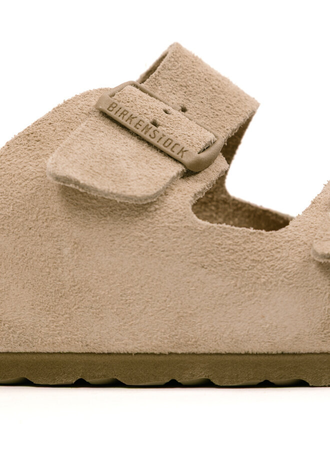 Arizona Suede Leather Faded Khaki