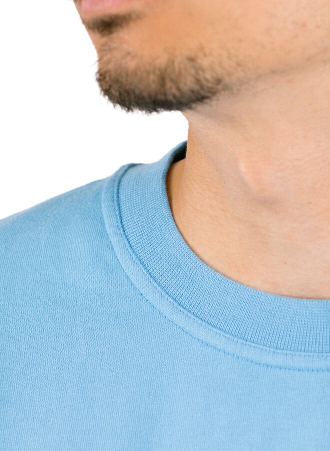 Blurry Back Print Blue