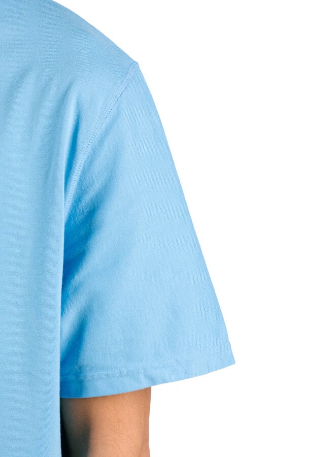 Blurry Back Print Blue