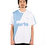 Football T-shirt Blue/White