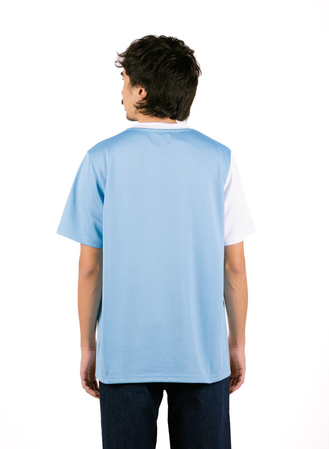 Football T-shirt Blue/White