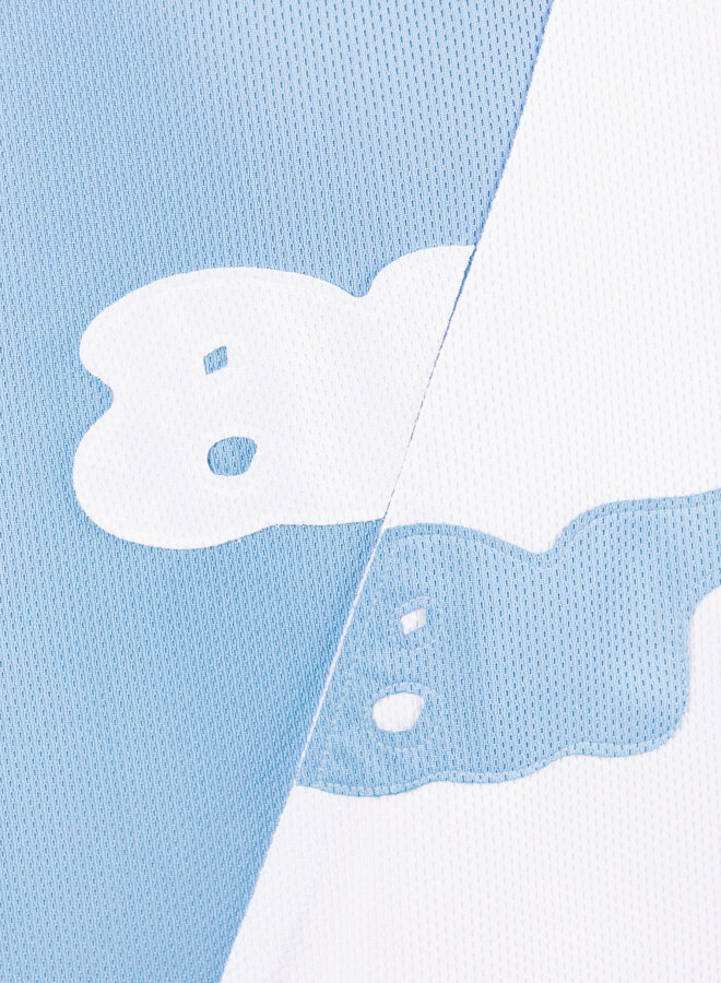 Football T-shirt Blue/White