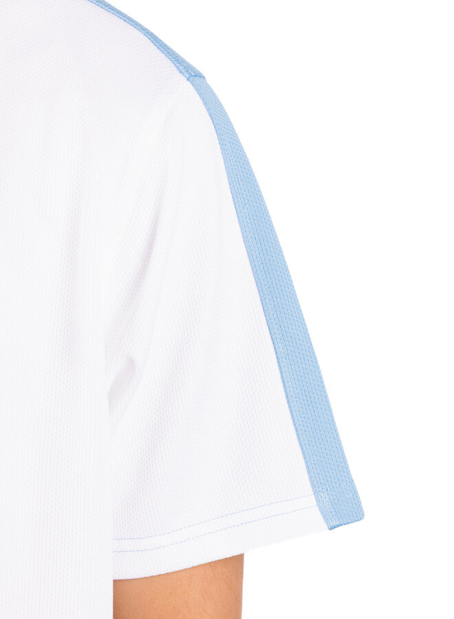 Football T-shirt Blue/White