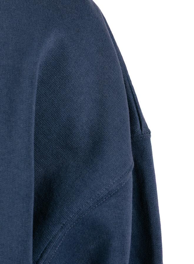 Script Friends Boxy Crewneck Navy