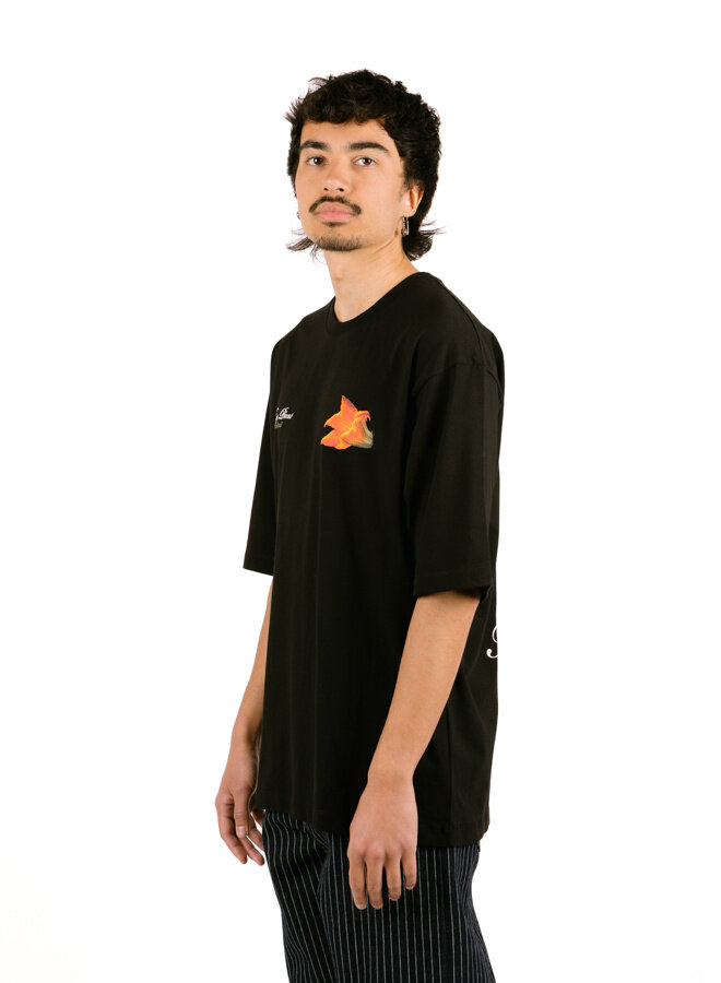 T-shirt Boxy Zucchini Black