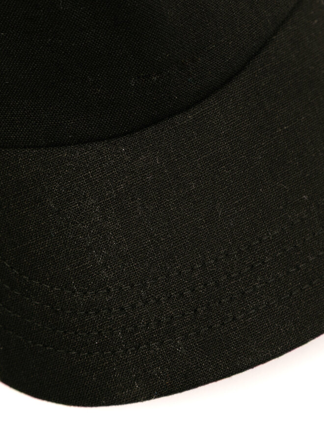 Linen Cap Black