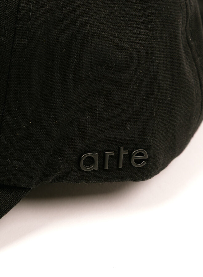 Linen Cap Black