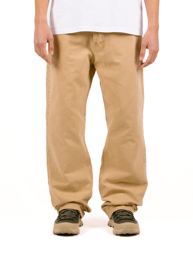 Regular Washed Canvas Pant Medal Bronze