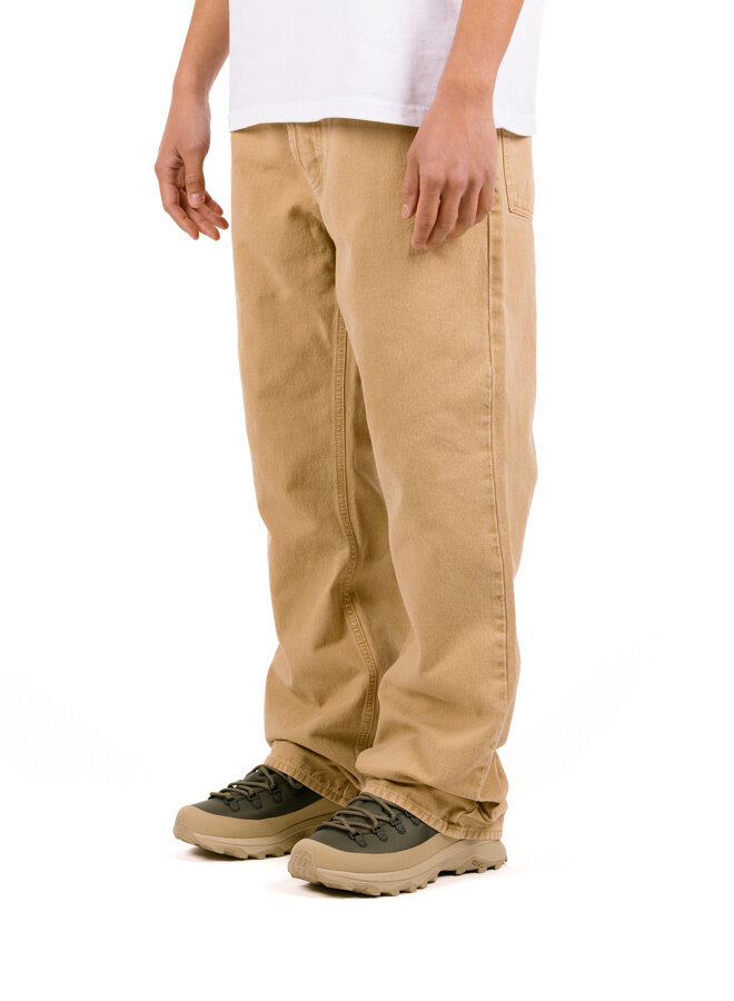 Regular Washed Canvas Pant Medal Bronze