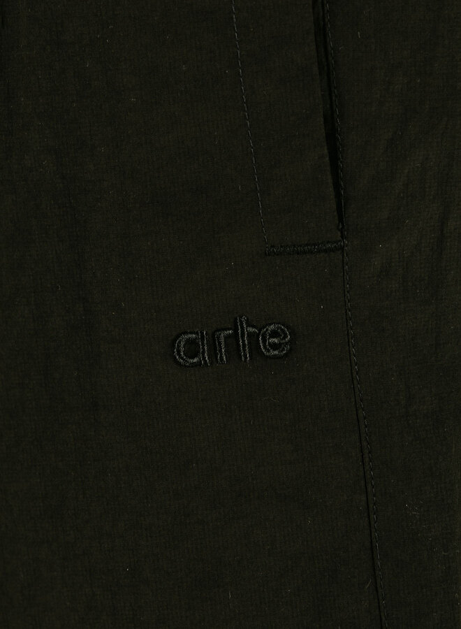 Squared Track Pants Black