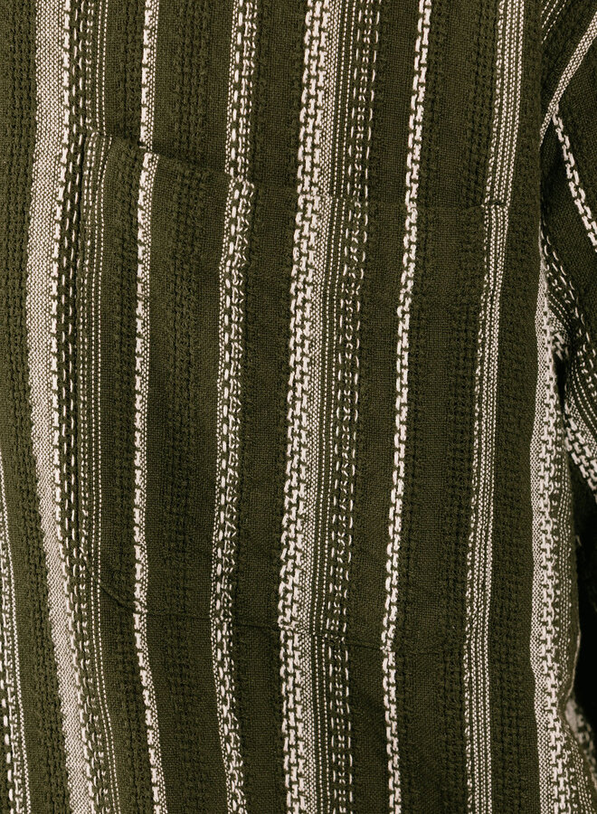 Obey Hugh Woven Dark Sage Multi