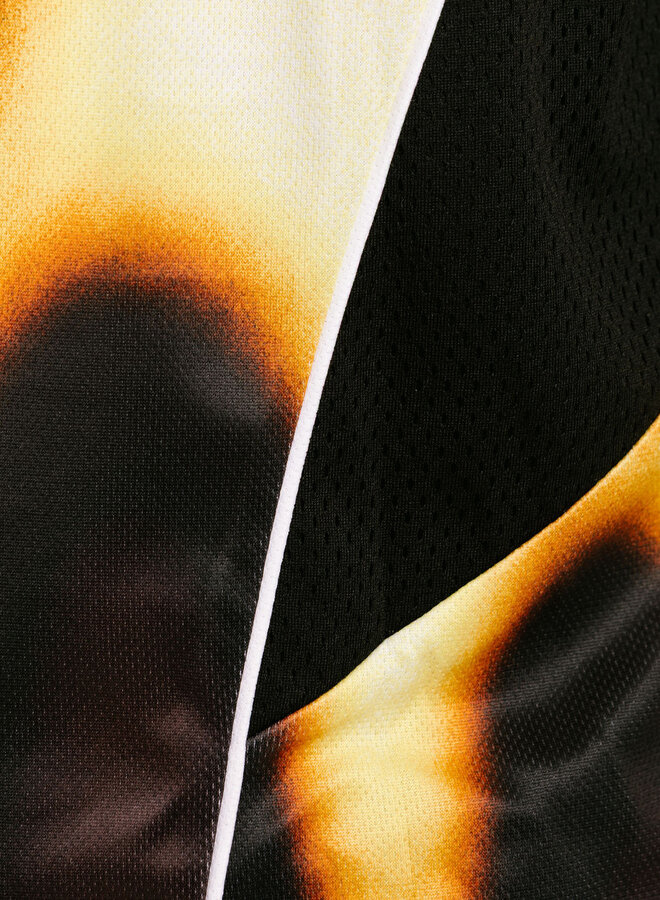 Obey Blurred Soccer Jersey Burnt Red