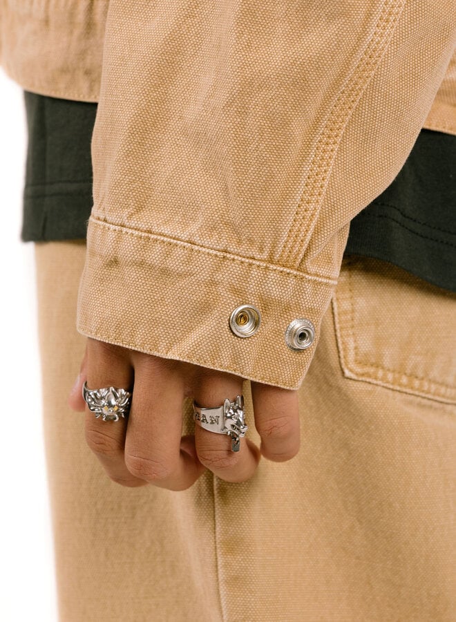 Washed Canvas Jacket Medal Bronze