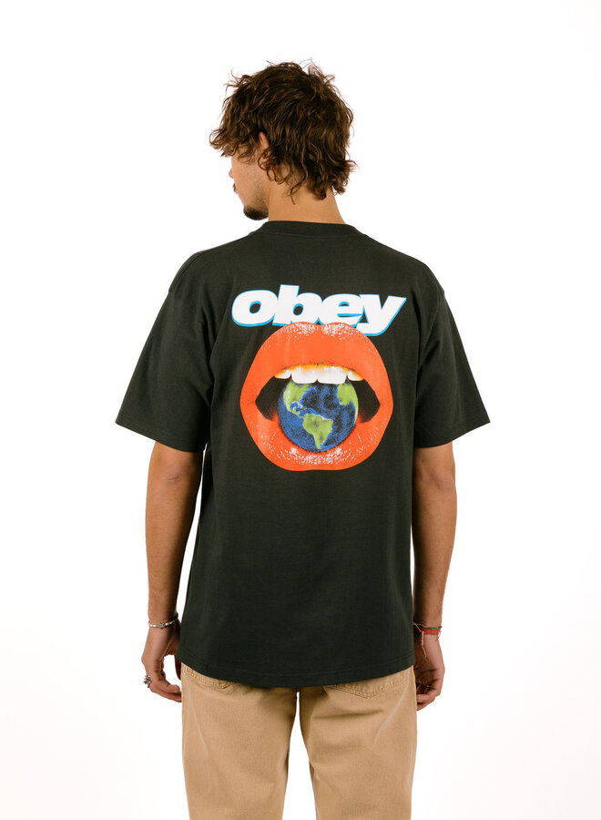 Obey Lips Vintage Black