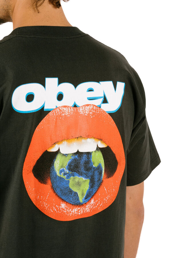 Obey Lips Vintage Black