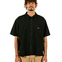 Obey Owens Denim Shirt Faded Black