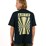 Abstract Back Print T-shirt Navy