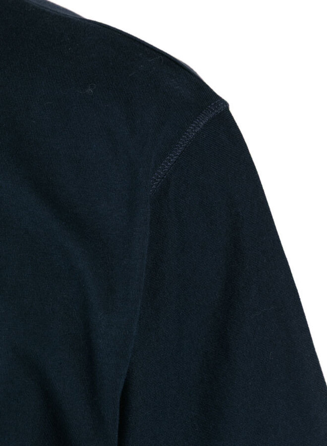 Abstract Back Print T-shirt Navy