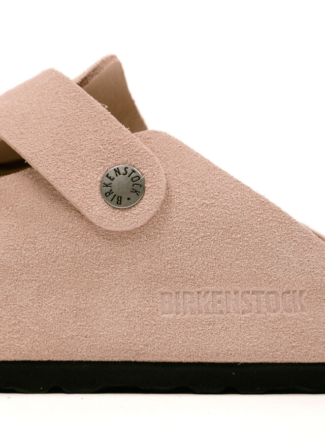 Boston Suede Leather Pink Clay
