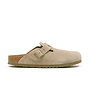 Boston Suede Leather Faded Khaki