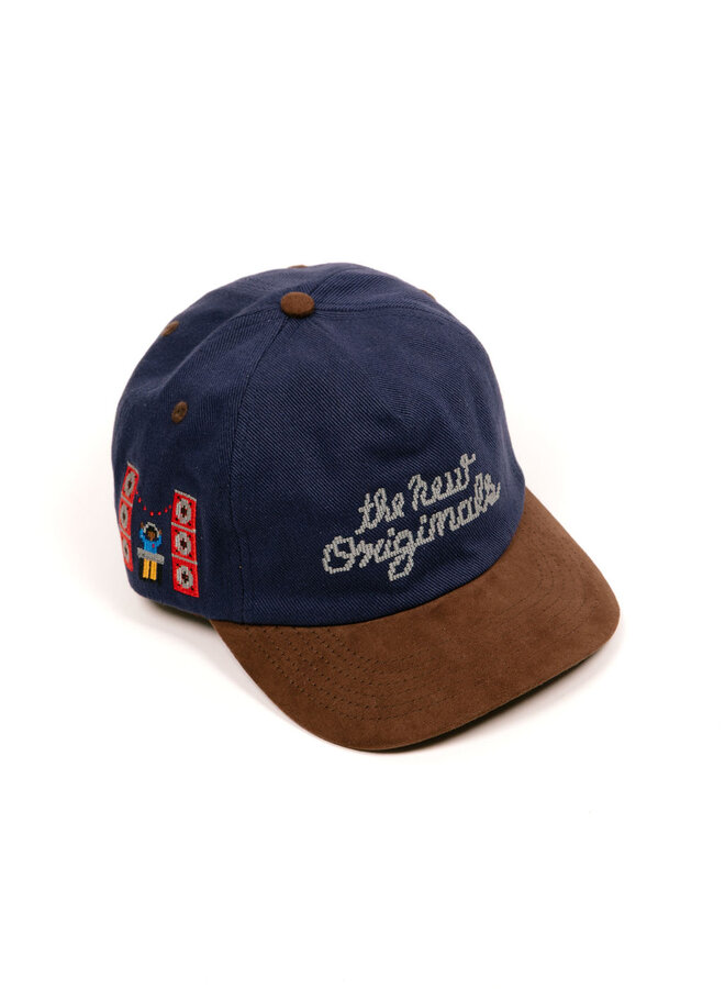 Block Party Cap Navy / Brown