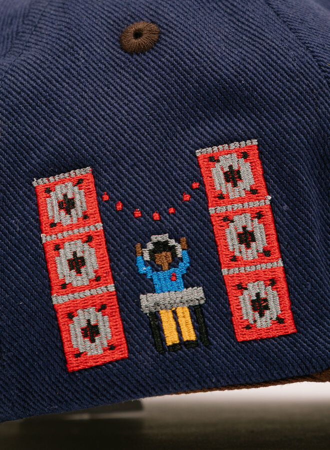 Block Party Cap Navy / Brown