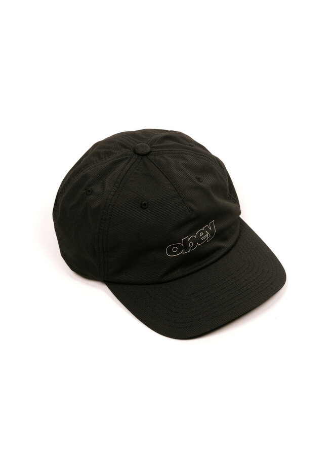 Obey Scamble 5 Panel Strapback Black