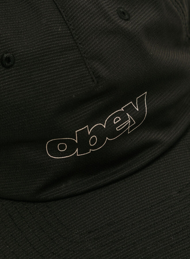 Obey Scamble 5 Panel Strapback Black