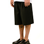 Tropical Wool Blend Tailored Shorts Black