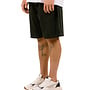 Baggy Linen Devin Short Black