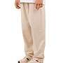 Linen Barrel Leg Pants Cement