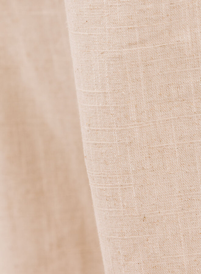 Linen Barrel Leg Pants Cement