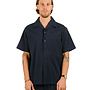 Seersucker Camp Shirts Navy