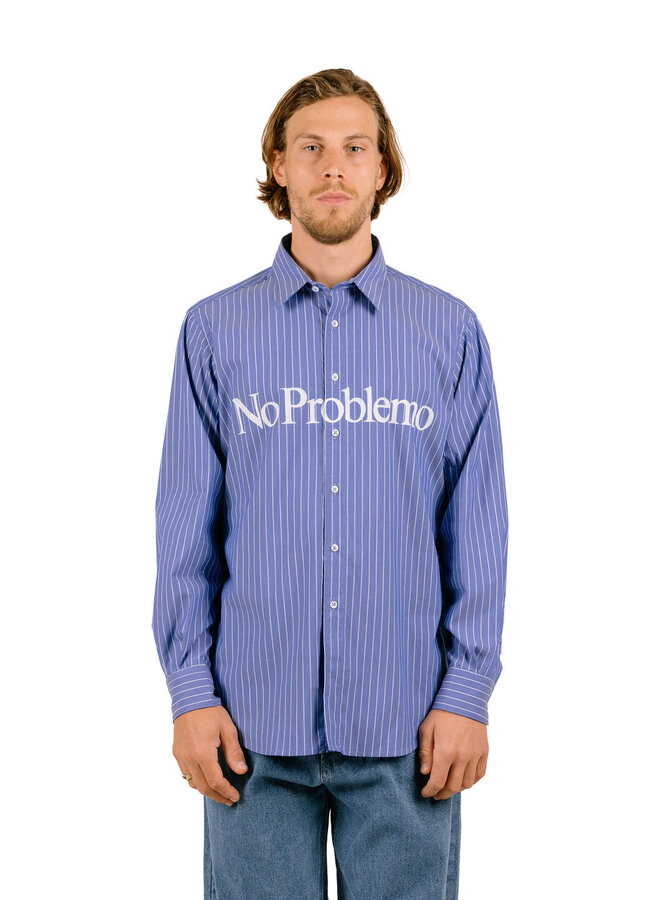 LS Poplin Shirt Navy
