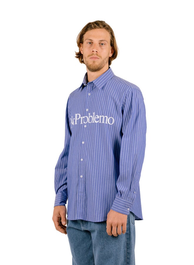 LS Poplin Shirt Navy