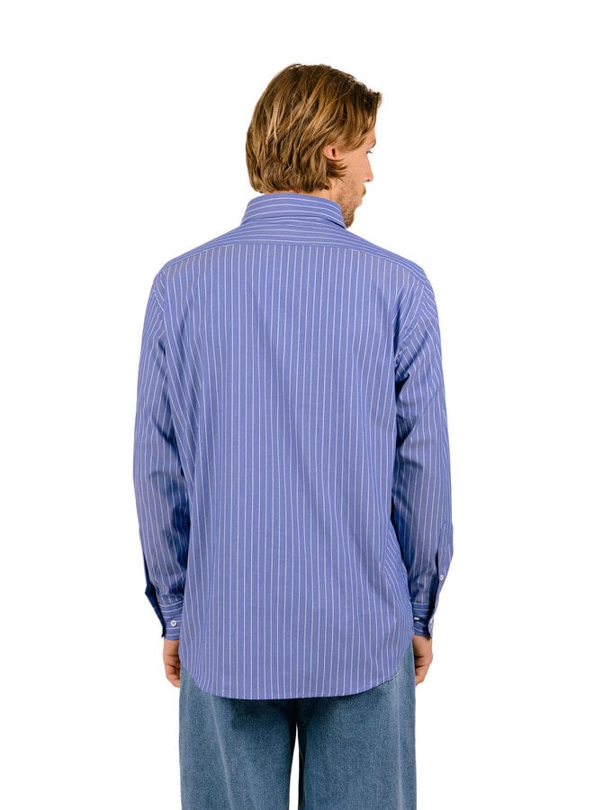 LS Poplin Shirt Navy