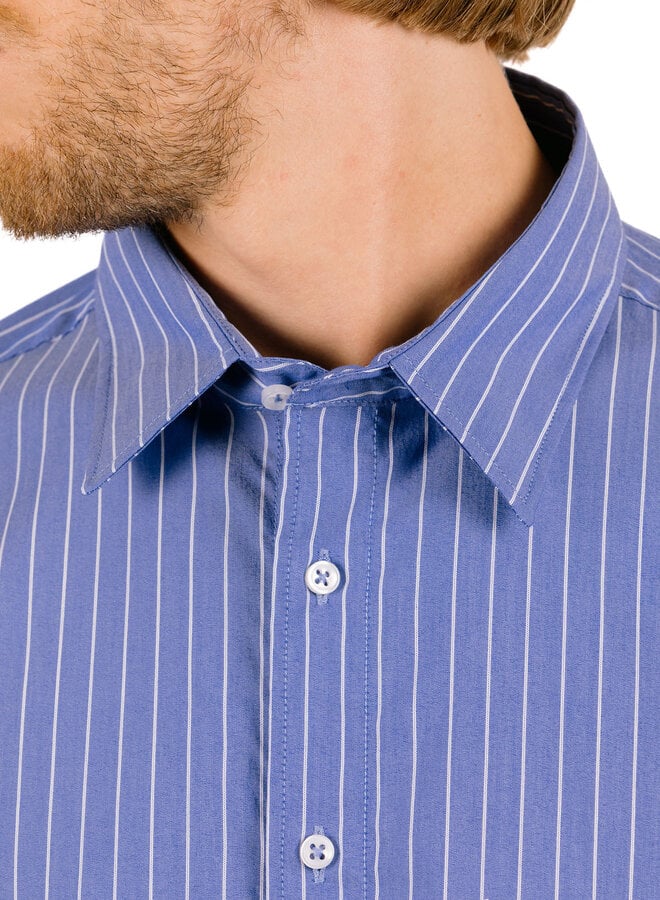 LS Poplin Shirt Navy