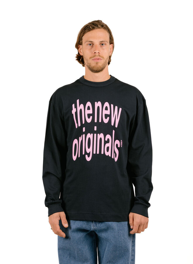 Big Logo Longsleeve Navy / Pinik