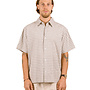 Check Boxy SS Shirt Heather Grey