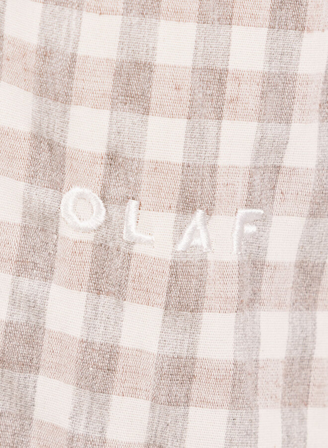 Check Boxy SS Shirt Heather Grey