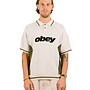 Obey Sport Polo Sweater Unbleached Multi