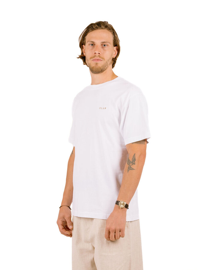 Felted Watercrest Tee Optical White