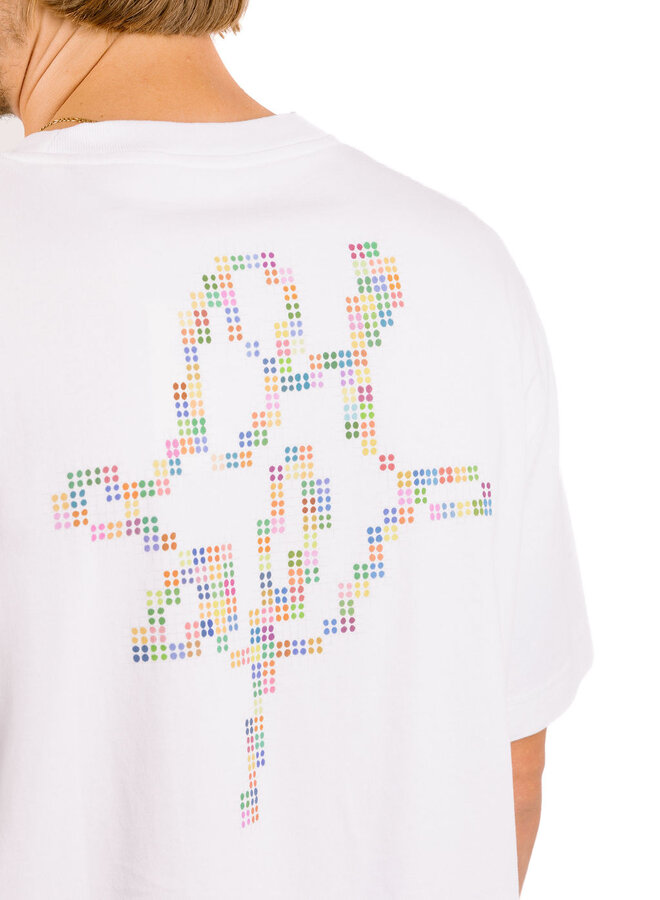 Dotted Monogram Tee Optical White
