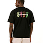 Pixel Flower T-Shirt Black