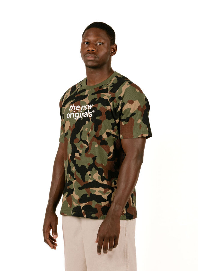 Emblem Camo Waffle Tee Lion Camo / Camo Print