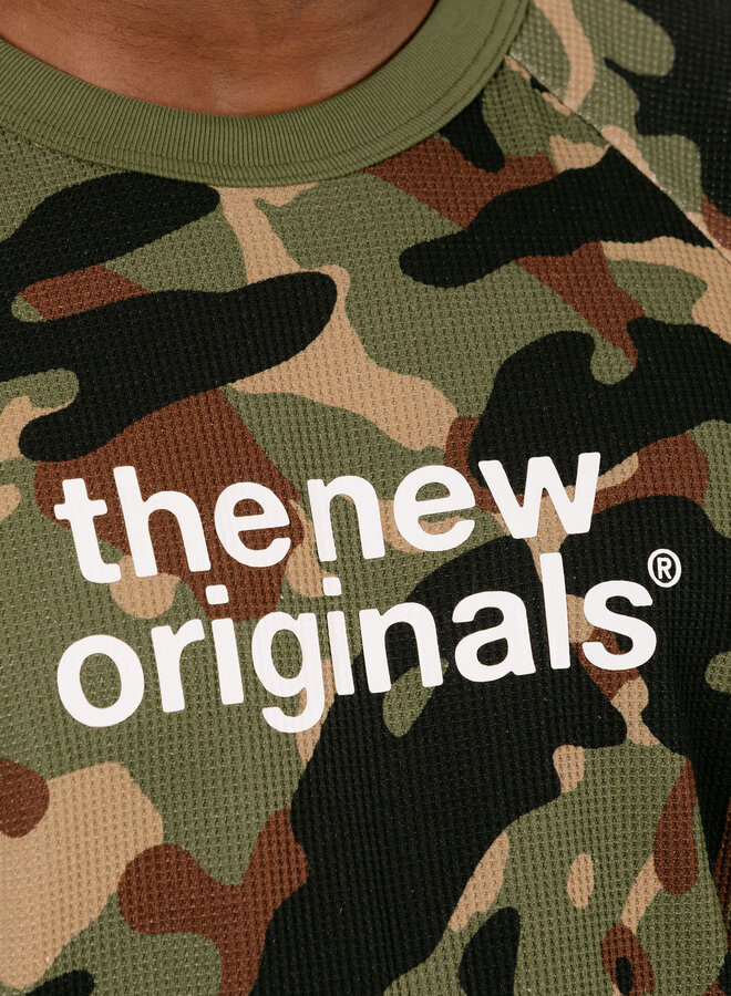 Emblem Camo Waffle Tee Lion Camo / Camo Print